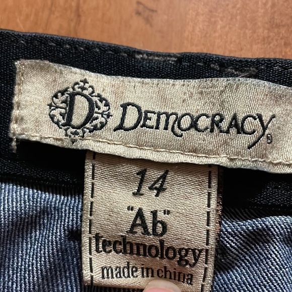 DEMOCRACY Ab Technology Jeans Size 14 - Picture 4 of 9